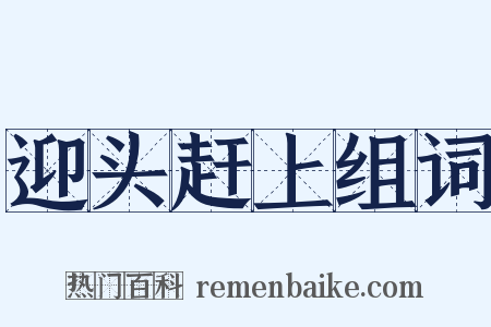 迎头赶上组词是什么意思的图片